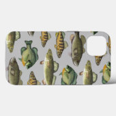 水クール色スタイリッシュトレンディー淡水魚 Case-Mate iPhoneケース (裏面 (横))