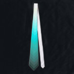 水グラデーションなシェブロン ネクタイ<br><div class="desc">OSによるデザイン。 版権の©のオーガニックな飽和</div>