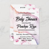 水グラデーション色エンクロージャカード エンクロージャーカード (正面/裏面)