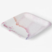 水グラデーション色プレート ペーパープレート (傾斜あり)