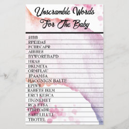 水グラデーション色紙