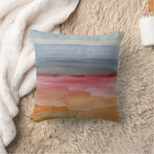水グラデーション色 クッション (ブランケット)