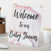 水グラデーション色 台座サイン (インサイチュ)