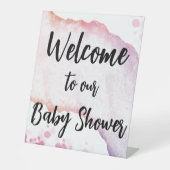 水グラデーション色 台座サイン (正面)