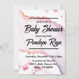 水グラデーション色 招待状