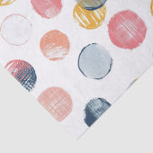 水グランジ色ドット 薄葉紙 (詳細)