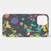 水グランジ色:スポットカラフルパターン Case-Mate iPhoneケース (裏面 (横))