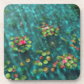 水コルクコースターのユリ コースター (正面)