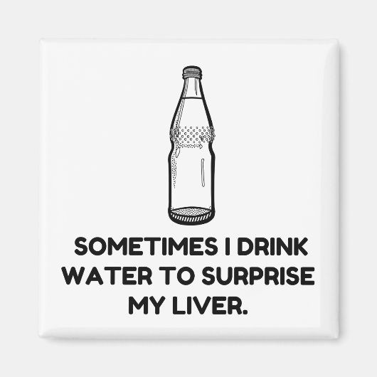 水サプライズ肝臓 マグネット (正面)