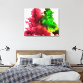 水シリーズ2の液体インク キャンバスプリント (インサイチュ (寝室))