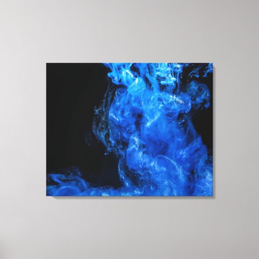 水シリーズ2の液体インク キャンバスプリント (正面)
