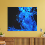 水シリーズ2の液体インク キャンバスプリント (インサイチュ (リビング))