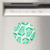 水シンプル色の枝 – 緑 マグネット (インサイチュ (食洗機))