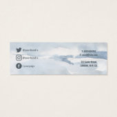 水シンプル色イヤリング表示カード (裏面)