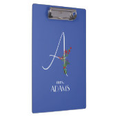 水シンプル色花文字A クリップボード (右)