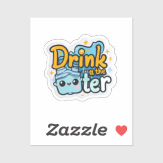 水シールを飲澄んむ | おもしろい水和層 シール