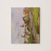 水ジャンプ: Ballaraの秋の障害物競争 ジグソーパズル (縦)