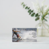 水スキー 名刺 (スタンド正面)