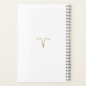 水スタイリッシュ色アリーカスタムズ ノートブック (裏面)