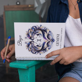 水スタイリッシュ色ジェミニカスタムジャーナル ノートブック