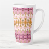 水スタイリッシュ色パターン（の模様が）ある カフェラテマグ (右)