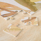 水スタイリッシュ色フローラ自然カスタム写真 ジグソーパズル (側面)