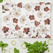 水スタイリッシュ色フローラ キッチンタオル (折り畳み)