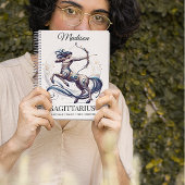 水スタイリッシュ色射手座カスタムJournal ノートブック
