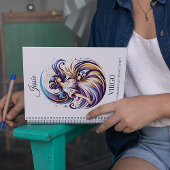 水スタイリッシュ色《星座》乙女座カスタムJournal ノートブック