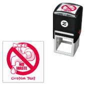 水ストップ廃棄物 セルフインキングスタンプ (インサイチュ)