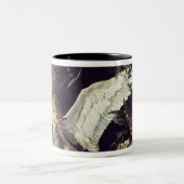 水スパニエル犬 ツートーンマグカップ (中央)