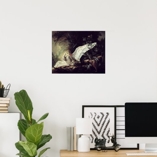 水スパニエル犬 ポスター (ホームオフィス)