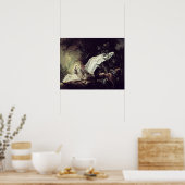 水スパニエル犬 ポスター (キッチン)