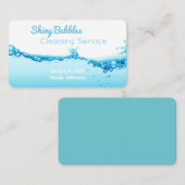 水スプラッシュデザインプロフェッショナル清掃業務 名刺 (正面/裏面)