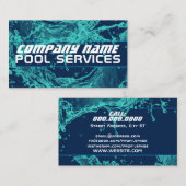 水スプラッシュ名刺 名刺 (正面/裏面)