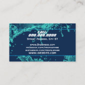 水スプラッシュ名刺 名刺 (裏面)