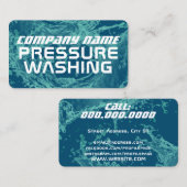 水スプラッシュ名刺 名刺 (正面/裏面)