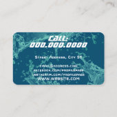 水スプラッシュ名刺 名刺 (裏面)