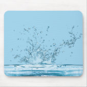 水スプラッシュ抽象芸術 マウスパッド (正面)