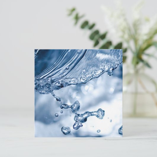 水スプラッシュ カード (スタンド正面)