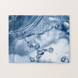 水スプラッシュ ジグソーパズル