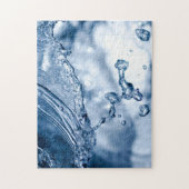 水スプラッシュ ジグソーパズル (縦)