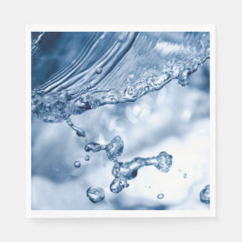 水スプラッシュ スタンダードランチョンナプキン