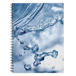 水スプラッシュ ノートブック