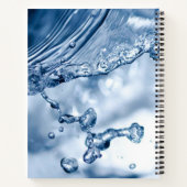 水スプラッシュ ノートブック (裏面)