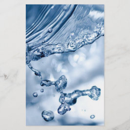 水スプラッシュ 便箋