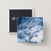 水スプラッシュ 缶バッジ (正面&裏面)