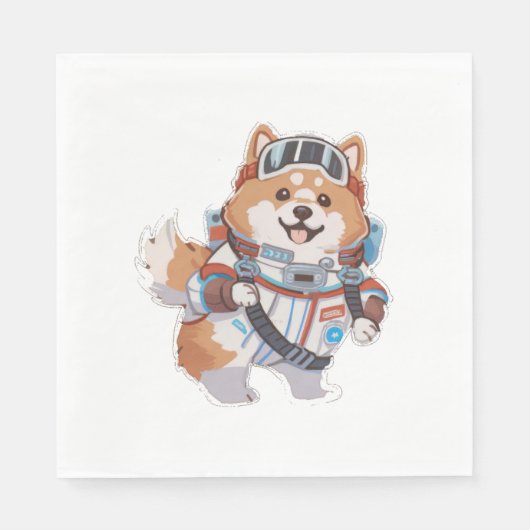 水スペインのとワインおもしろい犬1 スタンダードランチョンナプキン (正面)