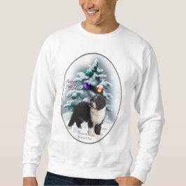 水スペインの犬のクリスマスプレゼント スウェットシャツ