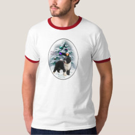 水スペインの犬のクリスマスプレゼント Tシャツ